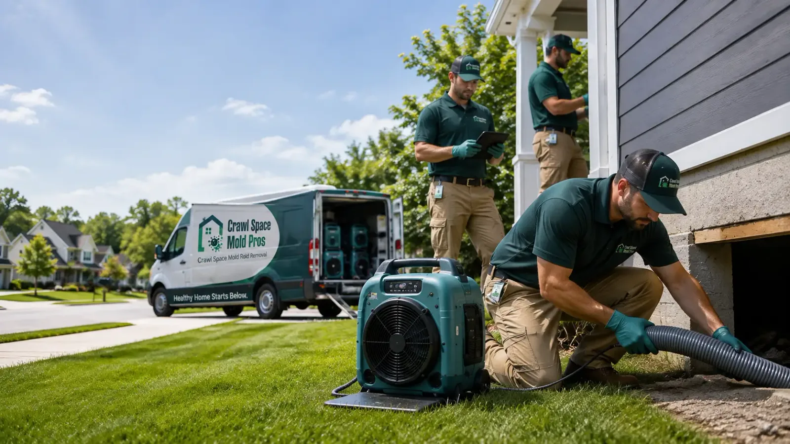 Crawl Space Mold Removal in Minden, NE